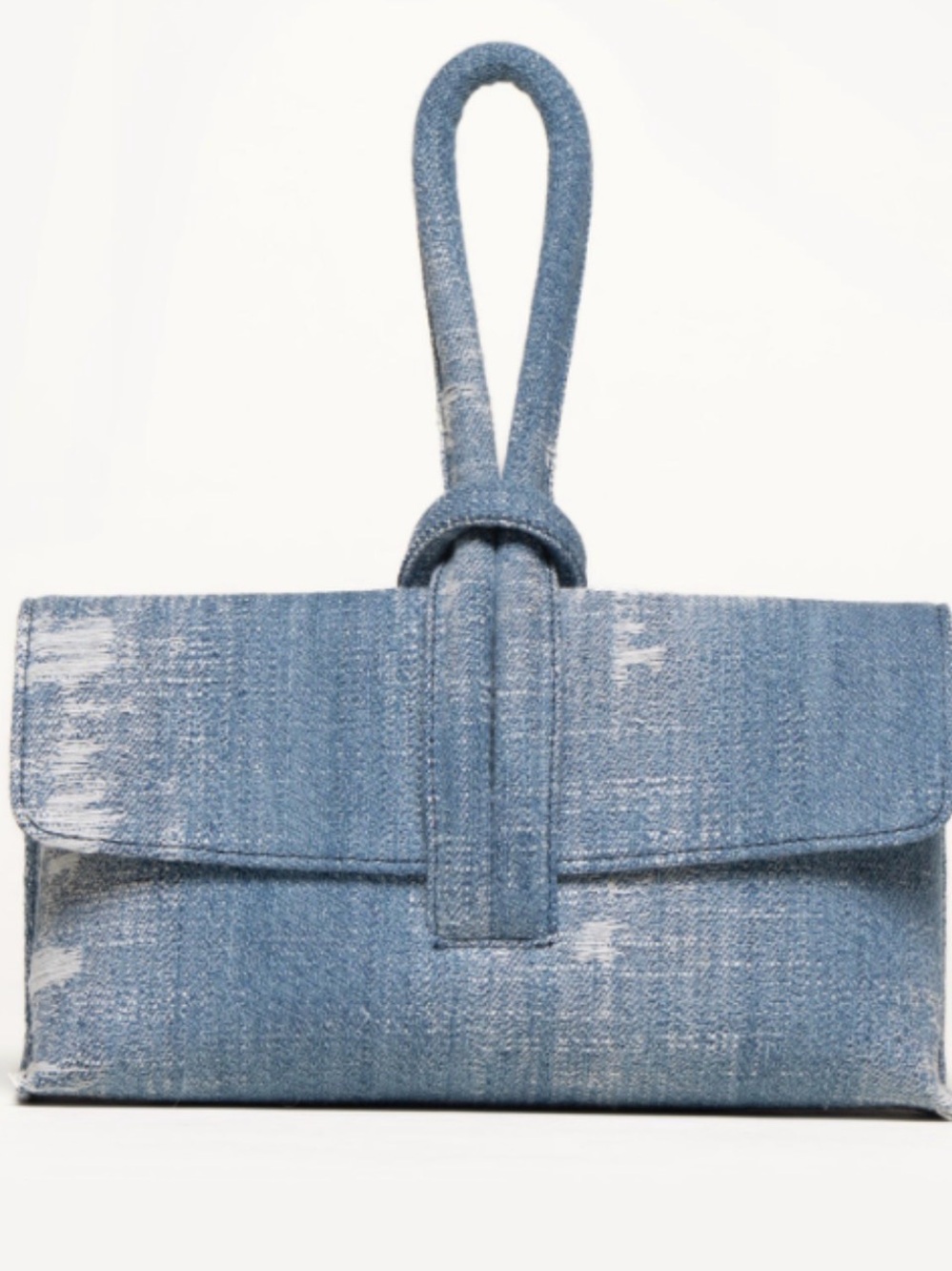 M. Gemi- Blue Denim Wristlet Clutch - NWOT perfect condition